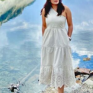 Gap one shoulder dress